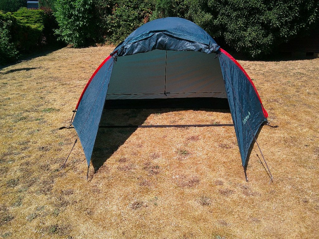 Tente Lafuma New Highland 4 pers – Bon état général, Caravans en Kamperen, Ophalen, Gebruikt, Tot en met 4