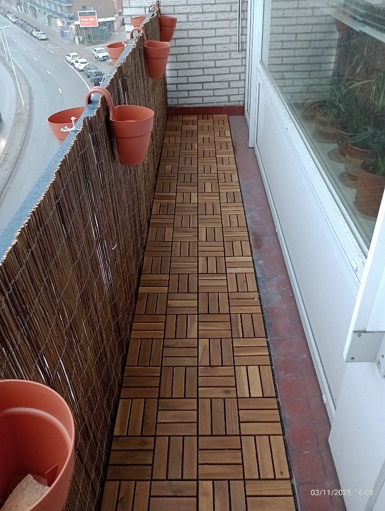 Ikea runnen dalles caillebotis acacia 30 x 30, Jardin & Terrasse, Pavé & Dalles, Neuf, Enlèvement, Autres types, Bois