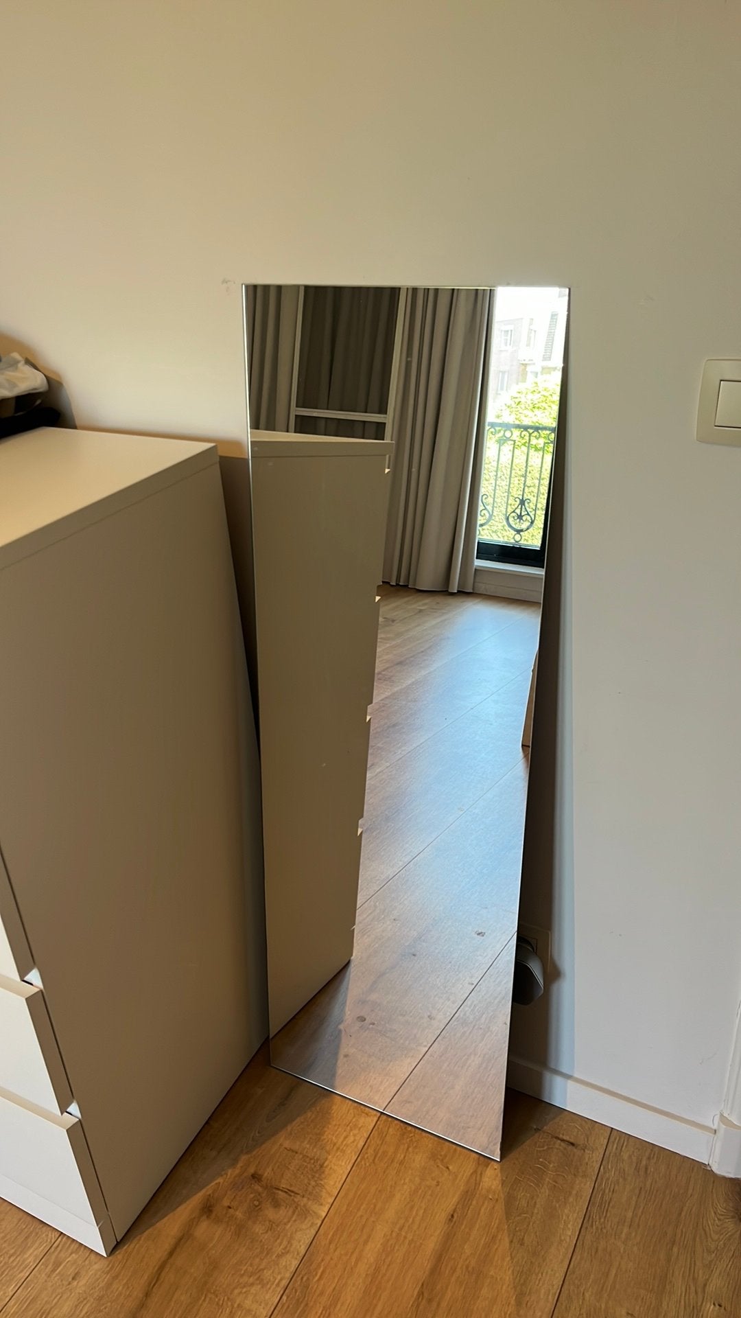Grote spiegel Ikea Minde, Ophalen, Zo goed als nieuw