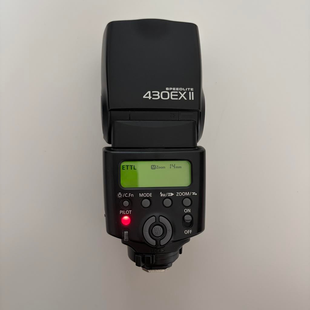 Flash Canon Speedlite 430EX II, Verzenden, Gebruikt, Canon, Kantelbaar