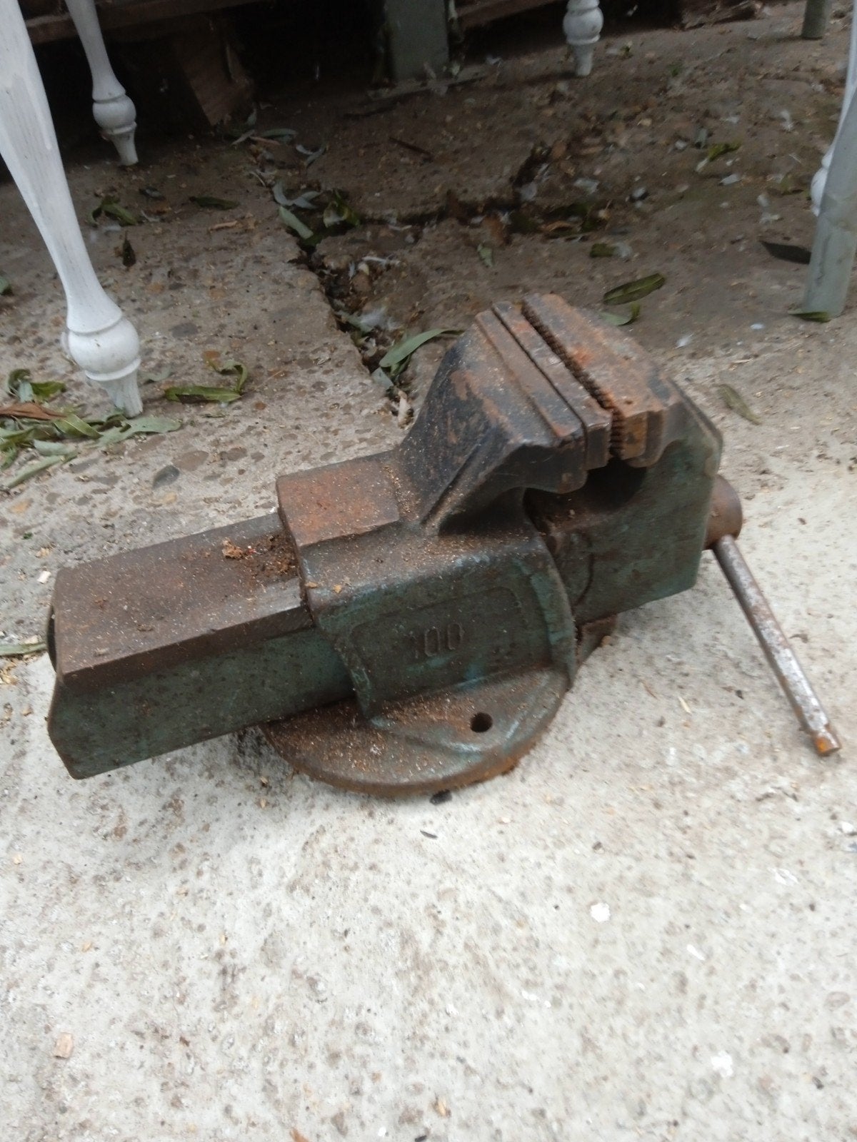 bankschroef, Doe-het-zelf en Bouw, Motoren, Ophalen