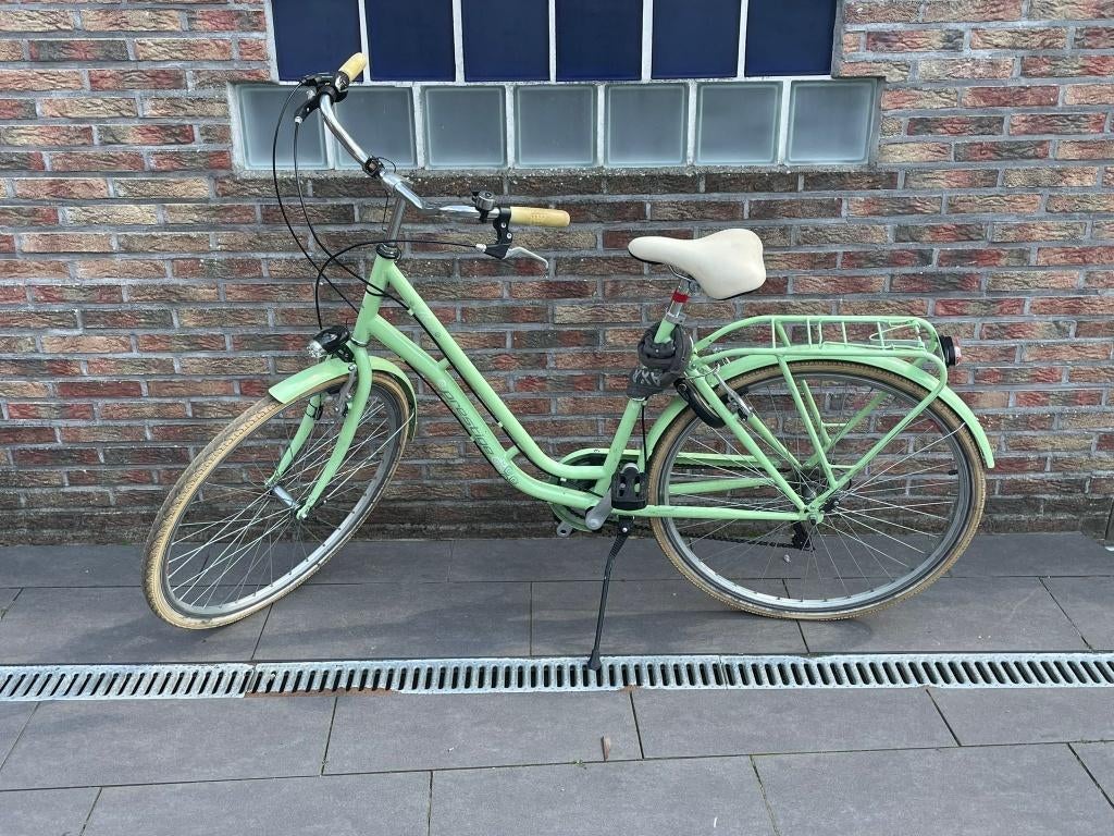 damesfiets, Fietsen en Brommers, Velgrem, Versnellingen, Zo goed als nieuw, 50 tot 53 cm
