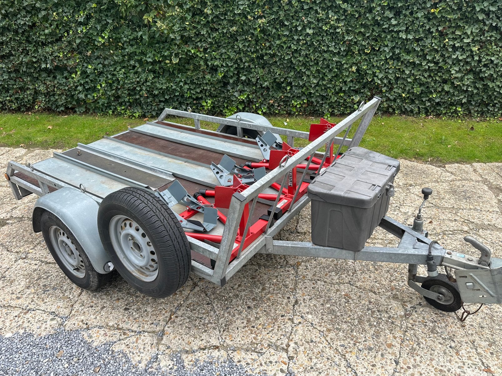 Motortrailer Motor aanhanger aanhangwagen remork, Ophalen, Gebruikt