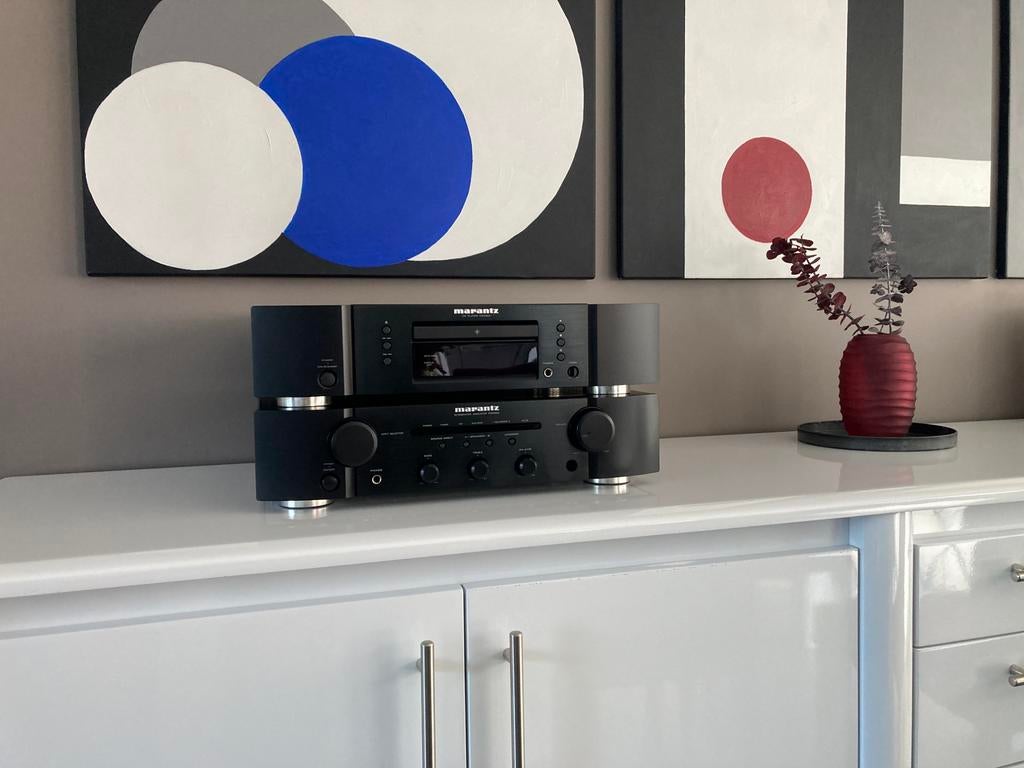 MARANTZ PM5004 versterker + CD5004 CD speler zwart., Enlèvement, Comme neuf, Marantz