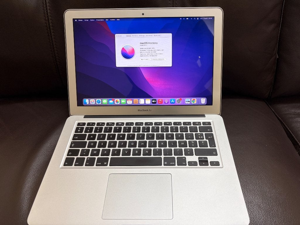 Macbook Air 13" 2017 8Go RAM 128Go, Informatique & Logiciels, Apple Macbooks, Enlèvement, Utilisé, Azerty, MacBook Air
