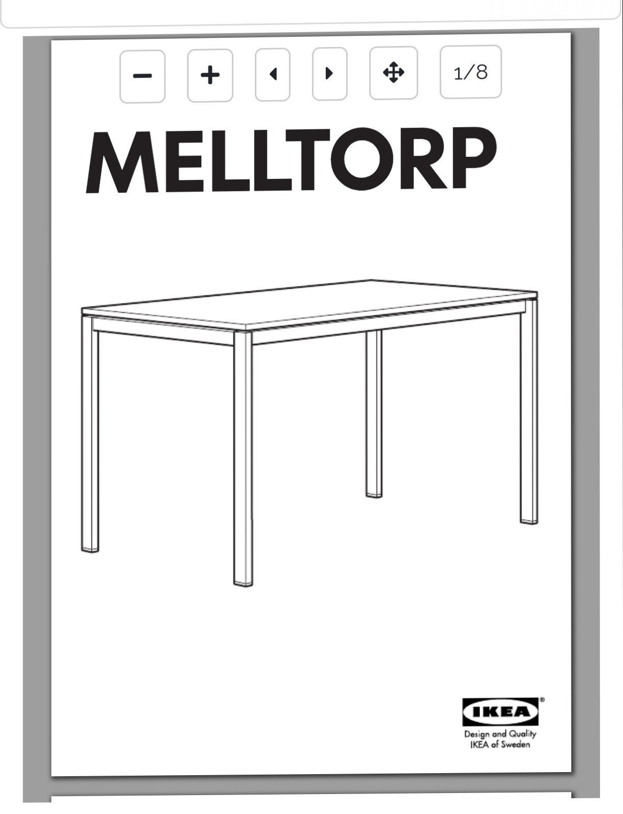 table ikea mell torp, Enlèvement, Utilisé