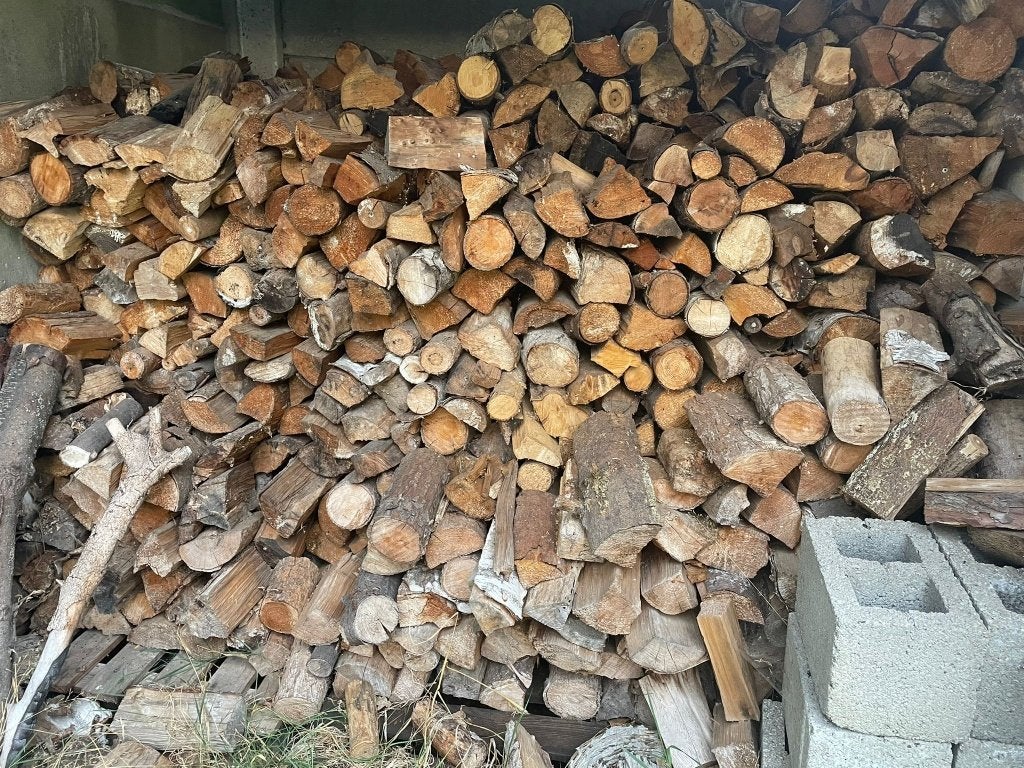 brandhout, Jardin & Terrasse, Bois de chauffage, 3 à 6 m³, Enlèvement, Bûches