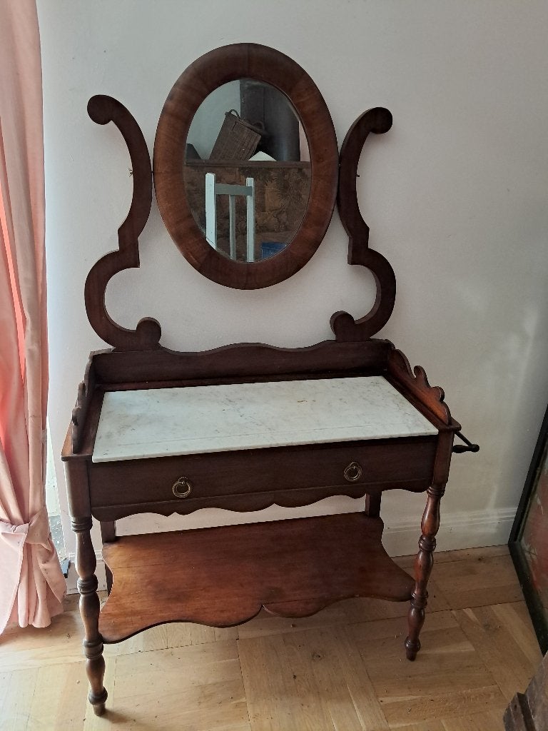 table, table de toilette, marbre, miroir, Enlèvement