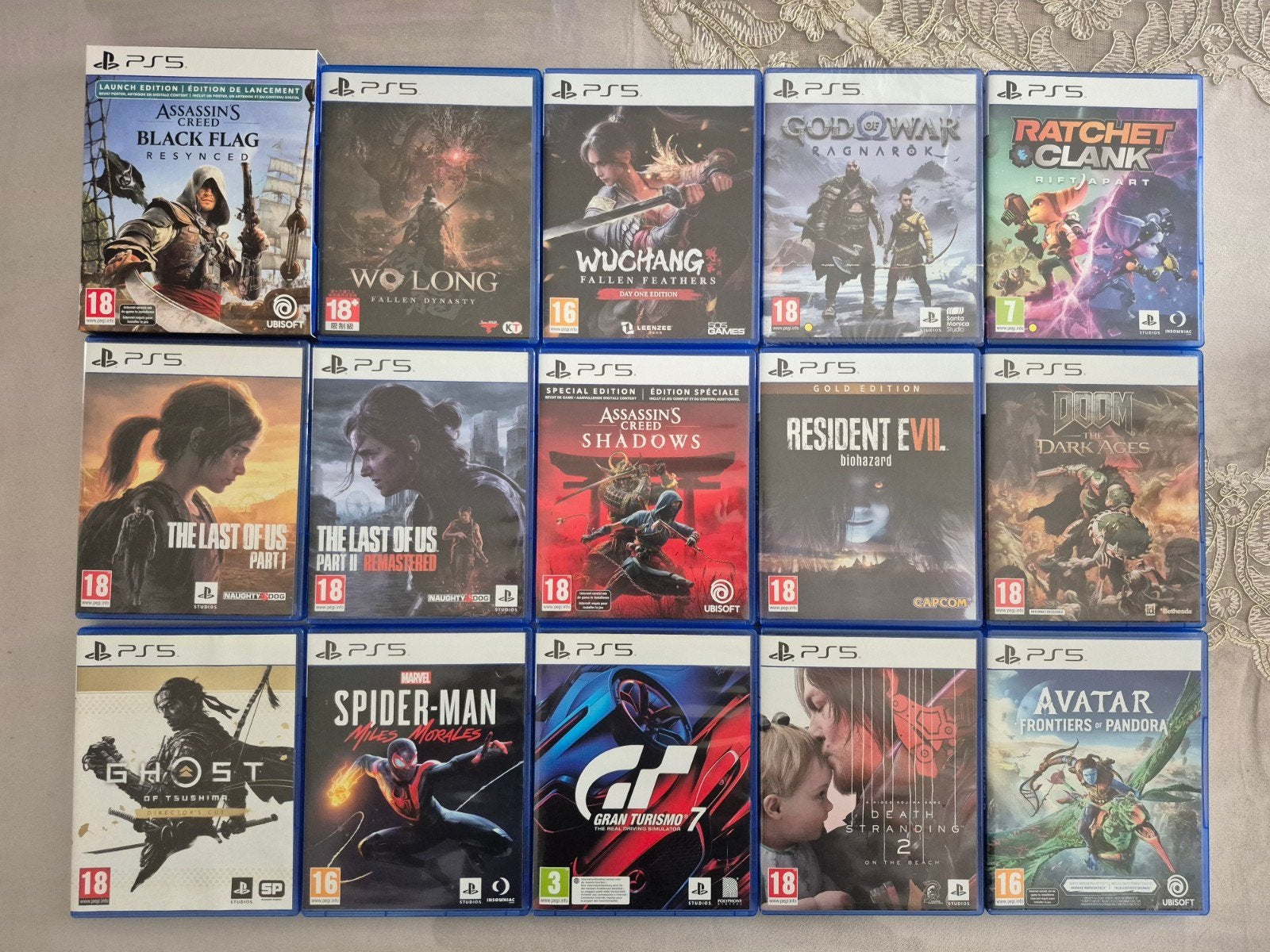 Verschillende Ps5 games., Games en Spelcomputers, Ophalen