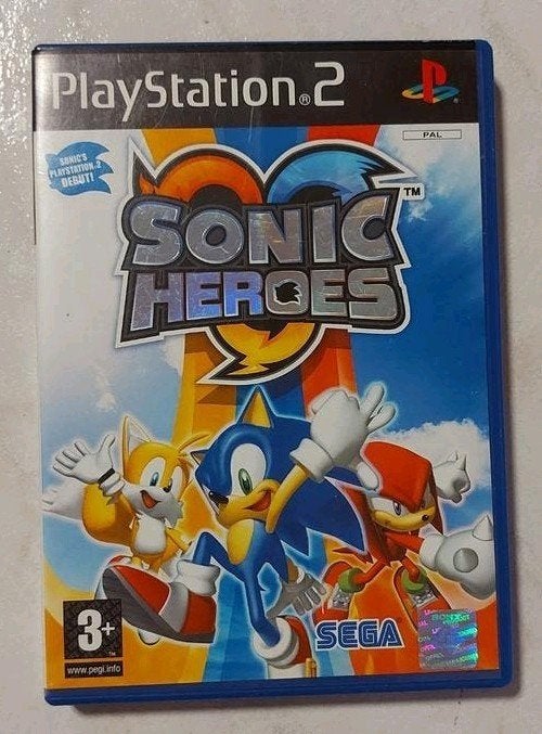 Ps2 playstation sonic heroes sega +3, 2 spelers, Ophalen of Verzenden, Zo goed als nieuw, Vanaf 3 jaar
