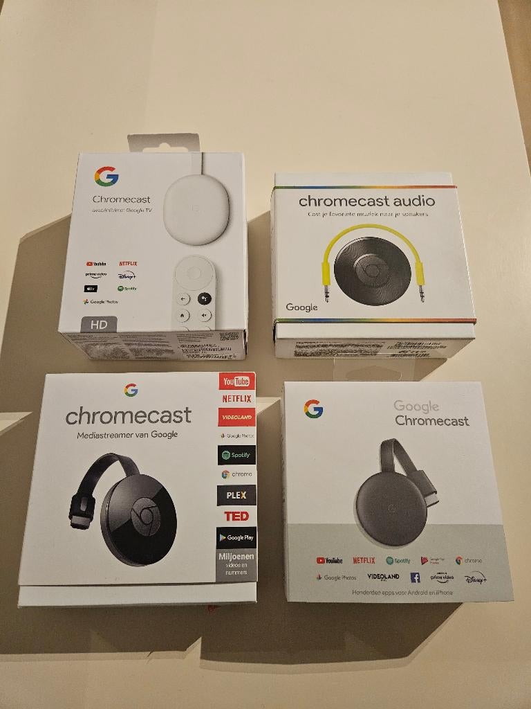 Google Chromecast - 25 euro tot 75 euro, Ophalen of Verzenden, Zo goed als nieuw