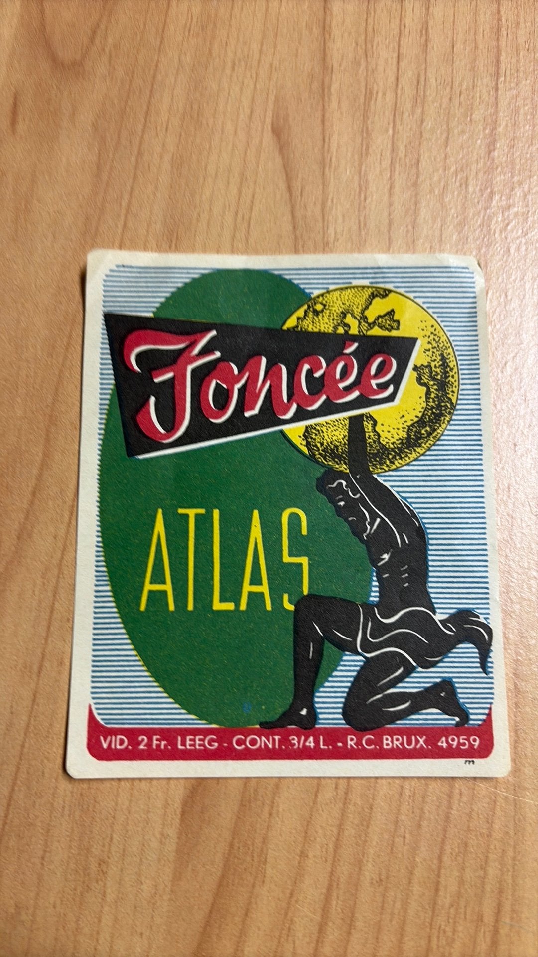 Atlas foncé 10 cm - 7,7 cm, Enlèvement ou Envoi, Comme neuf