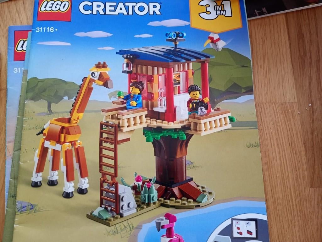 LEGO 31116 Safari - 31118 Surfer Beach House, Enlèvement ou Envoi, Utilisé, Ensemble complet, Lego
