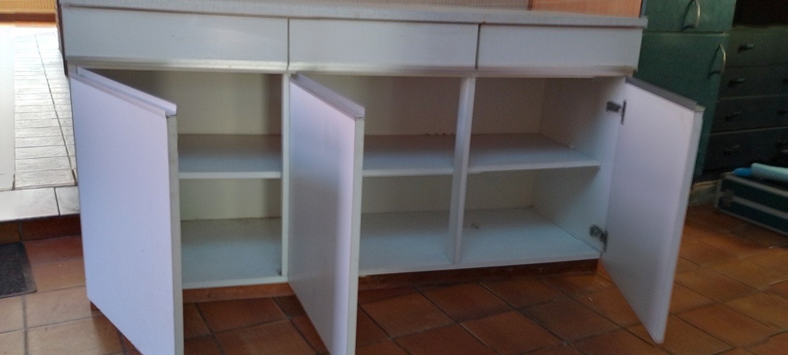 degelijke keukenkast, Huis en Inrichting, Kasten | Dressoirs, Ophalen, Overige materialen, 150 tot 200 cm, Keuken