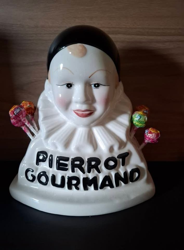 Présentoir à sucettes Pierrot Gourmand, Enlèvement