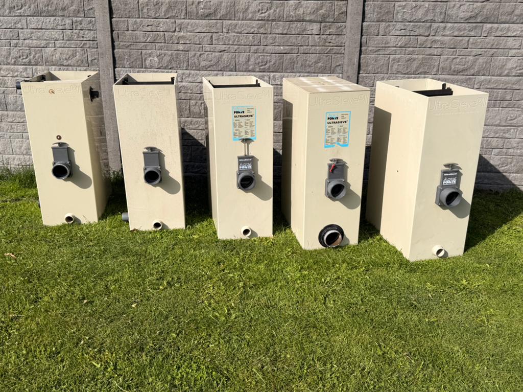 NOG 3x Aquaforte ultrasieve 3 zeef filter / bladvanger koi, Ophalen of Verzenden, Gebruikt, Vijverfilter