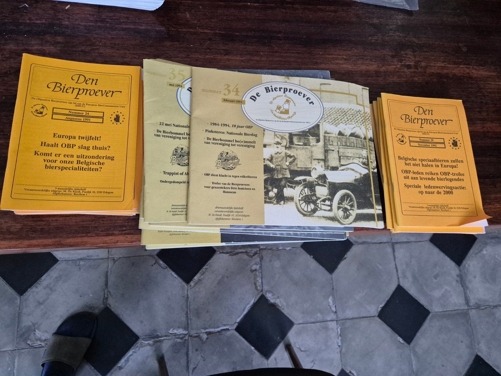tijdschriften den bierproever. 25 stuks ., Livres, Enlèvement ou Envoi