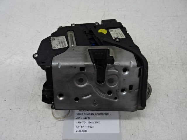 SERRURE DE PORTE ARRIÈRE DROITE Sharan (7N) (7N0839016C), Volkswagen, Volkswagen AG, Utilisé, Kundenbetreuung@volkswagen.de