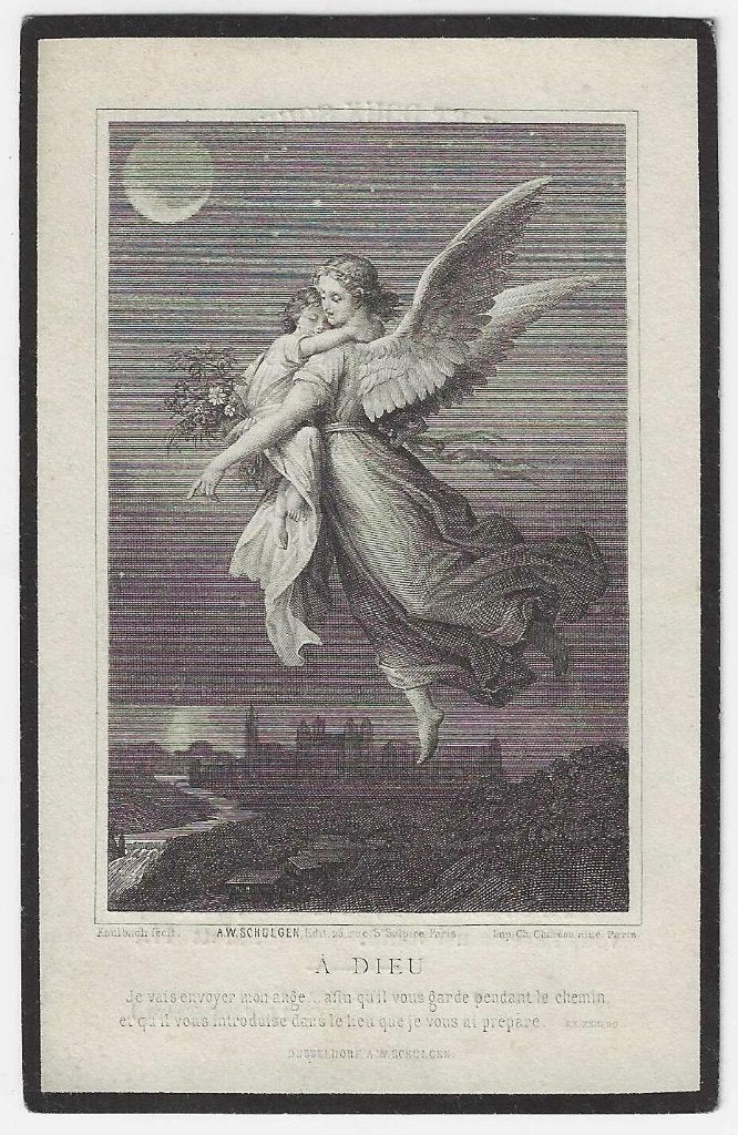 Marie Monsterlet, ? 1883 - Lyzel 1890, Ophalen of Verzenden, Bidprentje