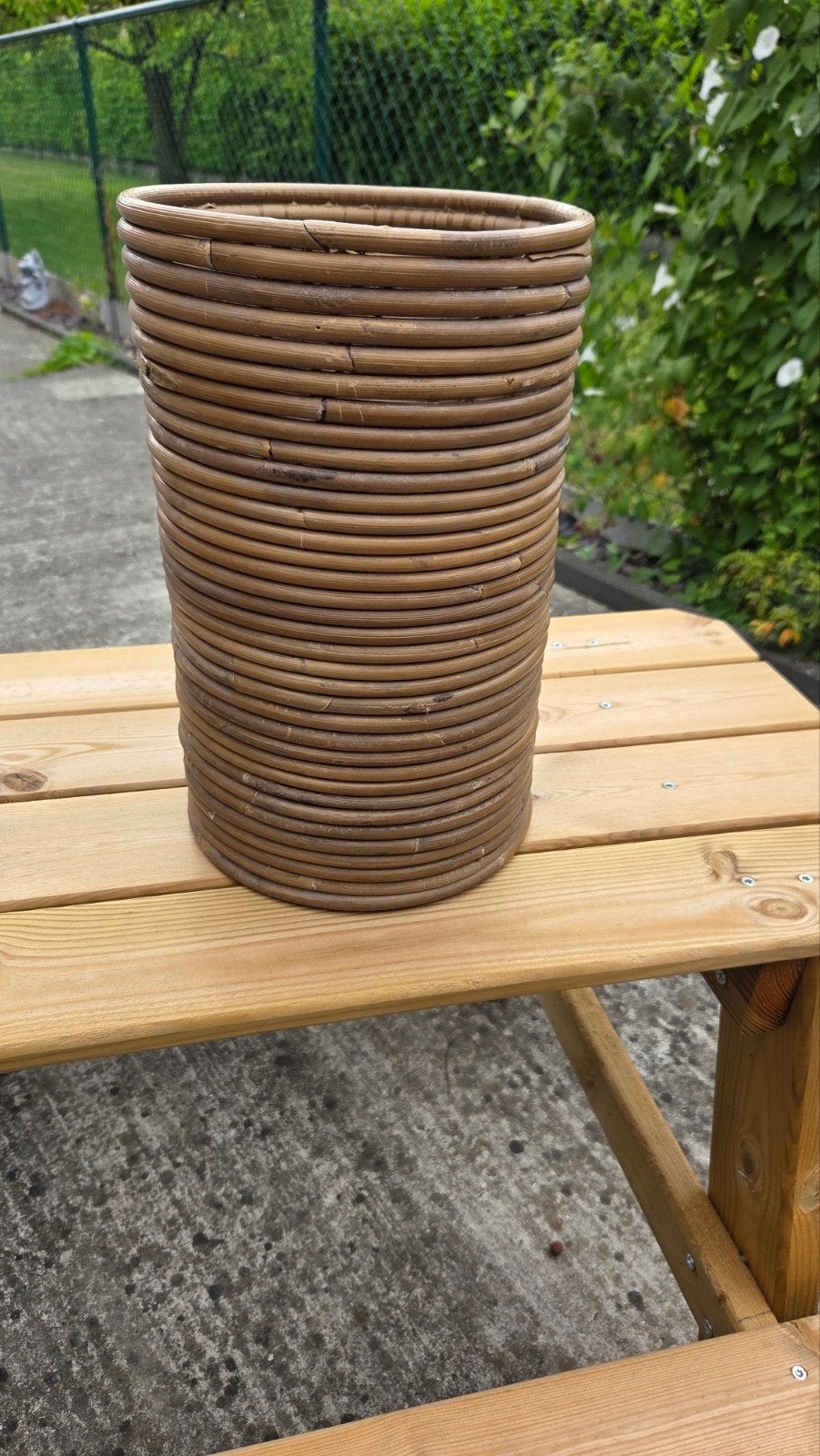 Boheemse en vintage rotan pothoes, Tuin en Terras