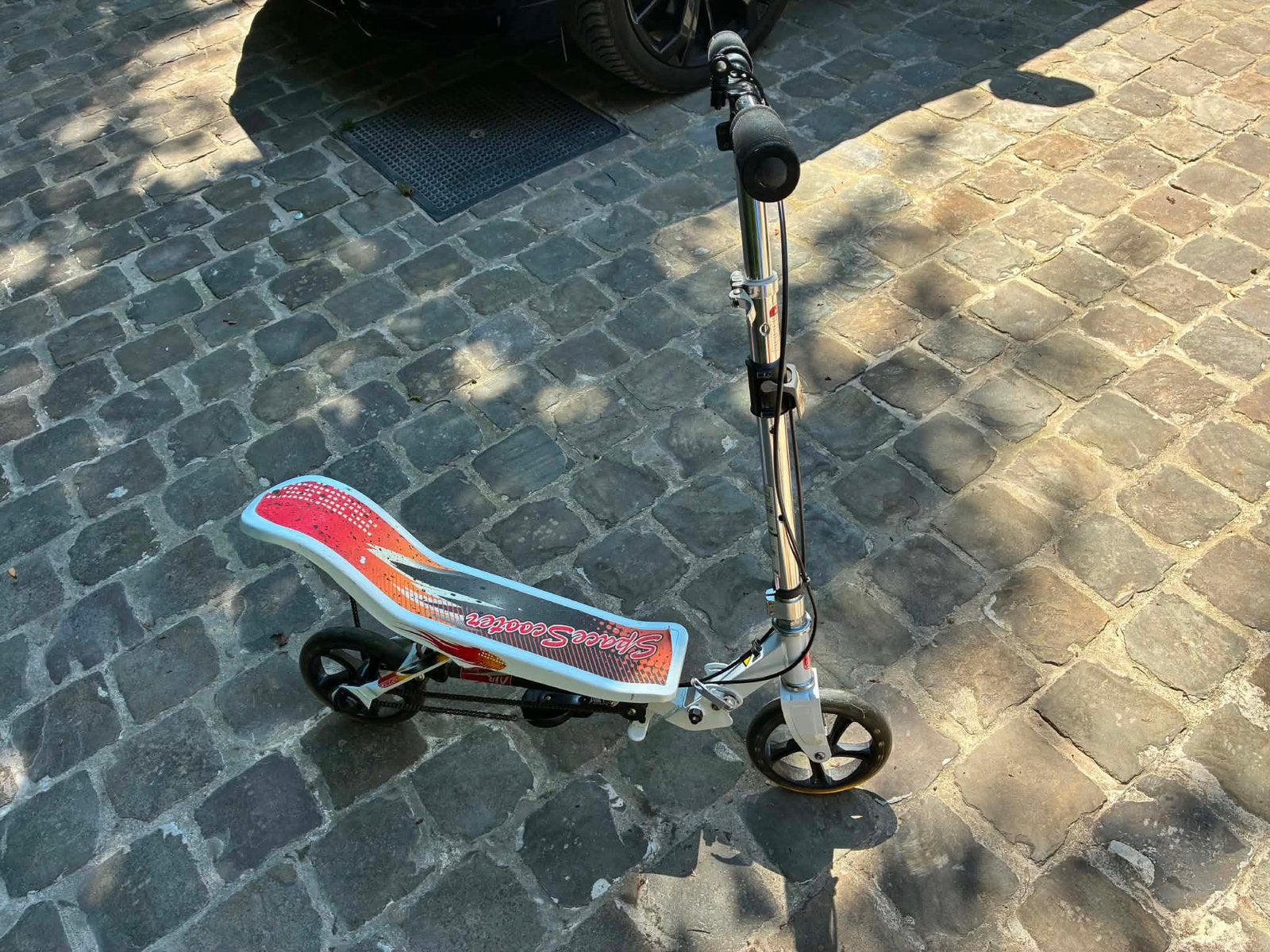 Space scooter, Ophalen, Zo goed als nieuw