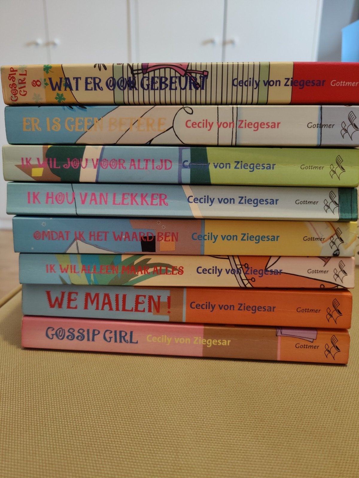 Boeken 1 tem 8 van Gossip Girl, Boeken, Ophalen, Gelezen