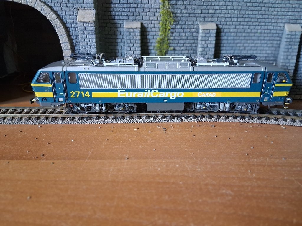 LS Models NMBS HLE 2714 EurorailCargo DCC, Hobby en Vrije tijd, Overige merken, Ophalen of Verzenden, Gelijkstroom, Locomotief