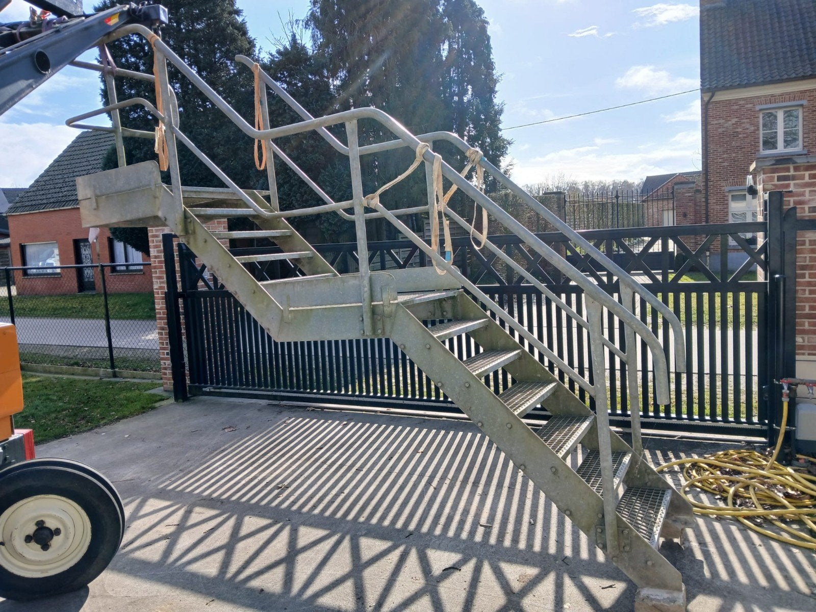 Gegalvaniseerde trap, Doe-het-zelf en Bouw, Steigers, Ophalen