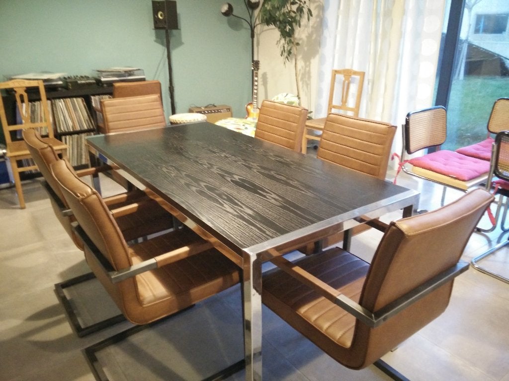 Eetkamer Tafel LxBxH : 168cm x 80cm x 75cm, Quatre personnes, 150 à 200 cm, Enlèvement, Utilisé