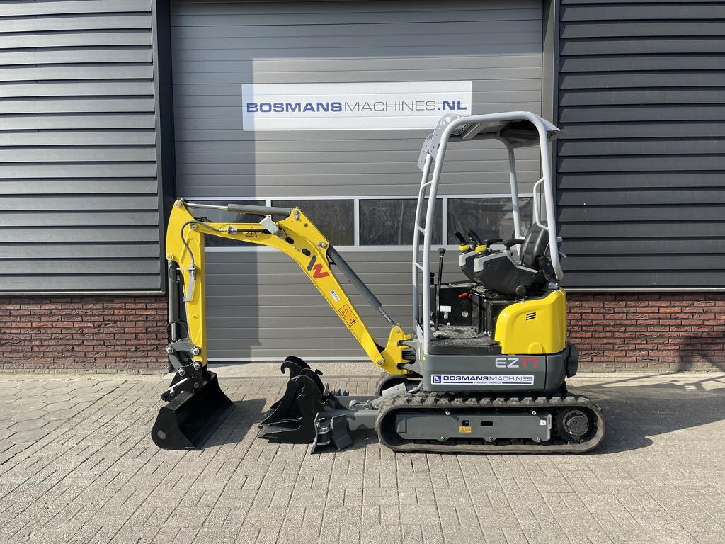 TE HUUR Neuson EZ17 minigraver canopy 1.7 T (ook met sloopha