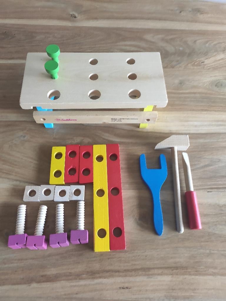 eichhorn houten mecano, klopbank, Kinderen en Baby's, Ophalen, Gebruikt, Overige typen