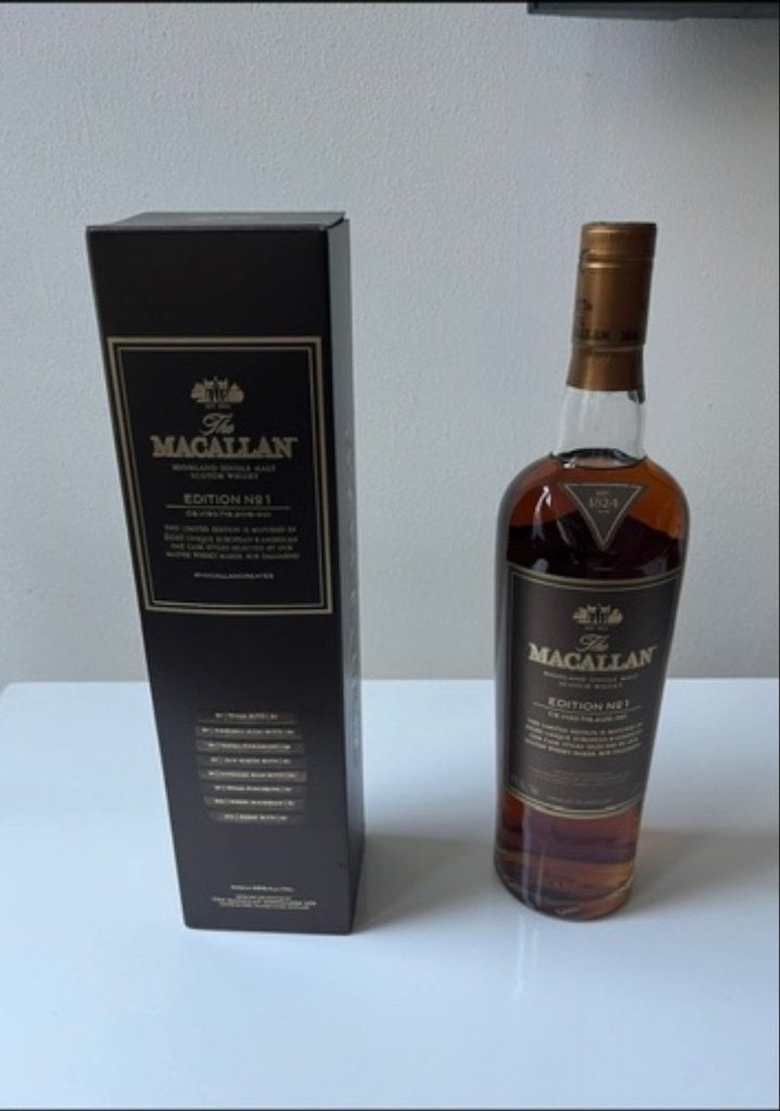 Macallan Edition 1, Ophalen of Verzenden, Gebruikt
