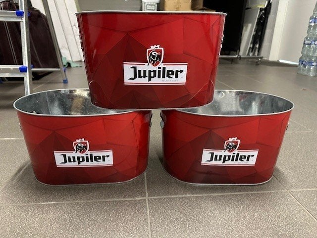 3 ijsemmers Jupiler, Ophalen, Nieuw, Jupiler