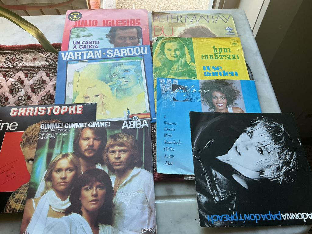 8 singeltjes, Ophalen, Gebruikt