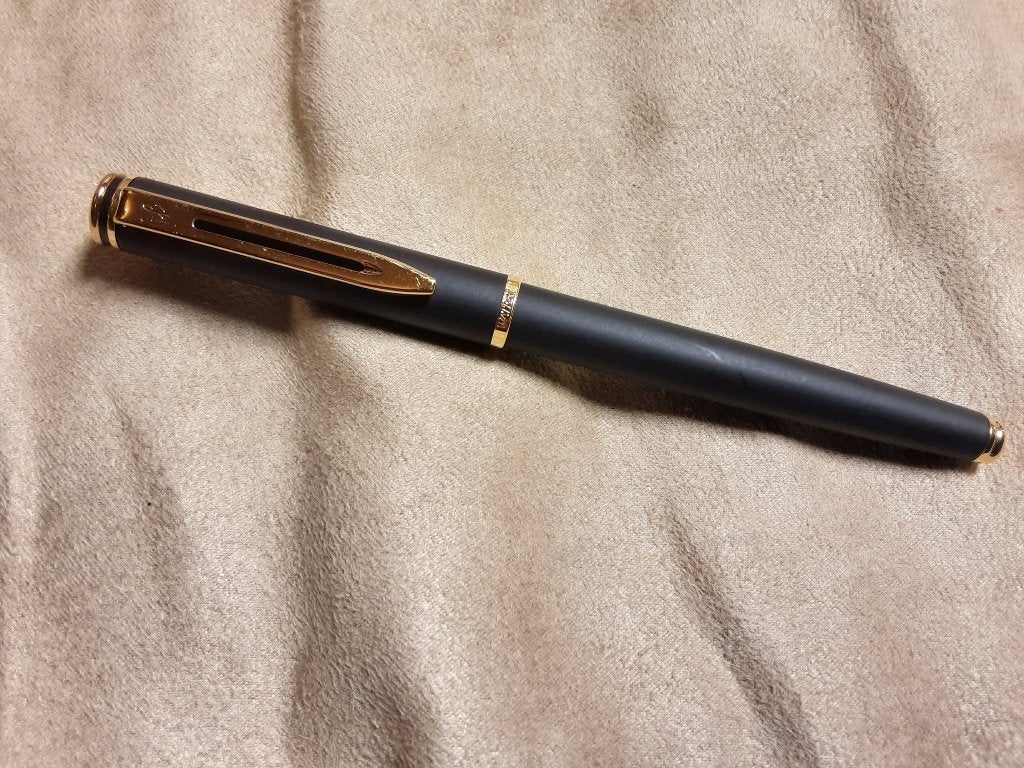 Waterman Maestro FP matte black / gold, Collections, Enlèvement ou Envoi, Neuf, Stylo, Waterman