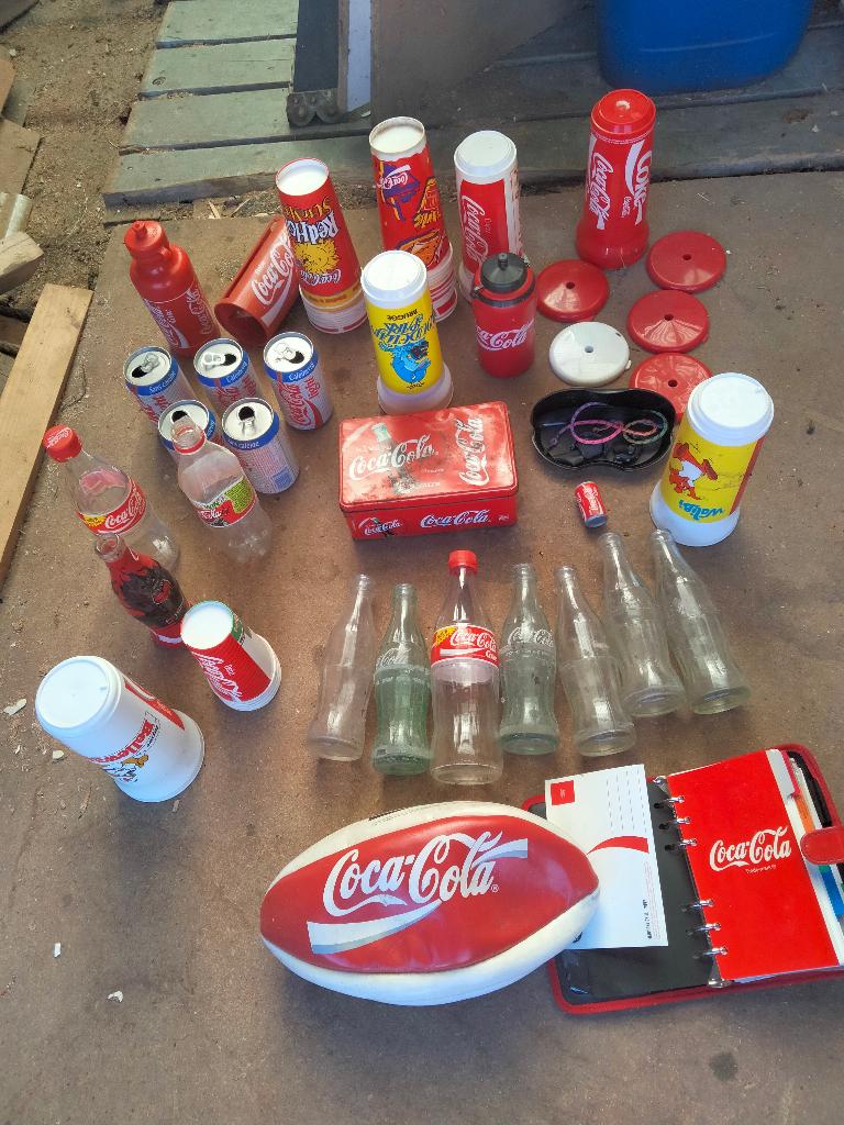 LOT verzameling COCACOLA, Ophalen, Gebruikt, Gebruiksvoorwerp