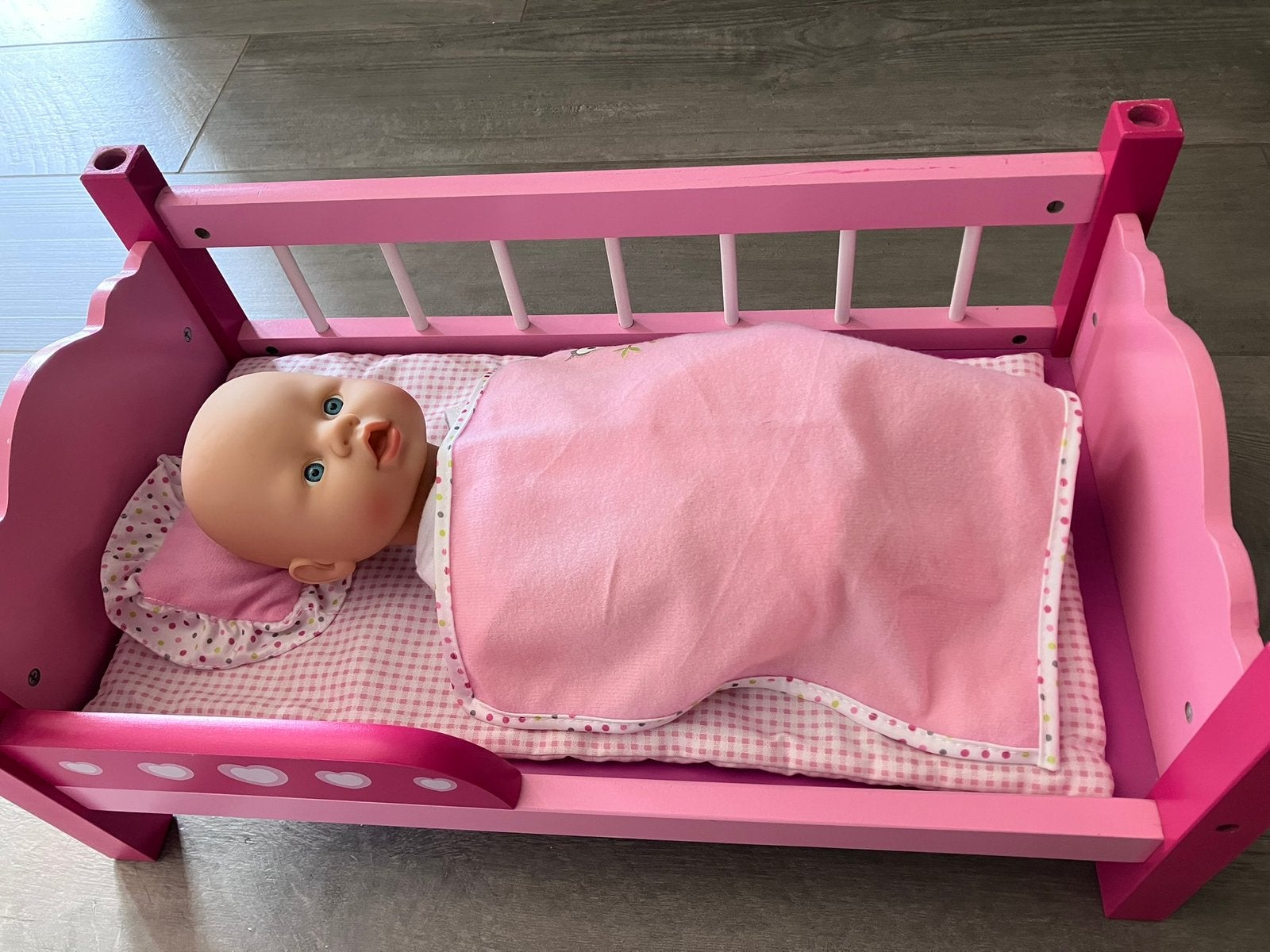 Poppenbedje, Kinderen en Baby's, Speelgoed | Poppen, Ophalen, Gebruikt, Babypop