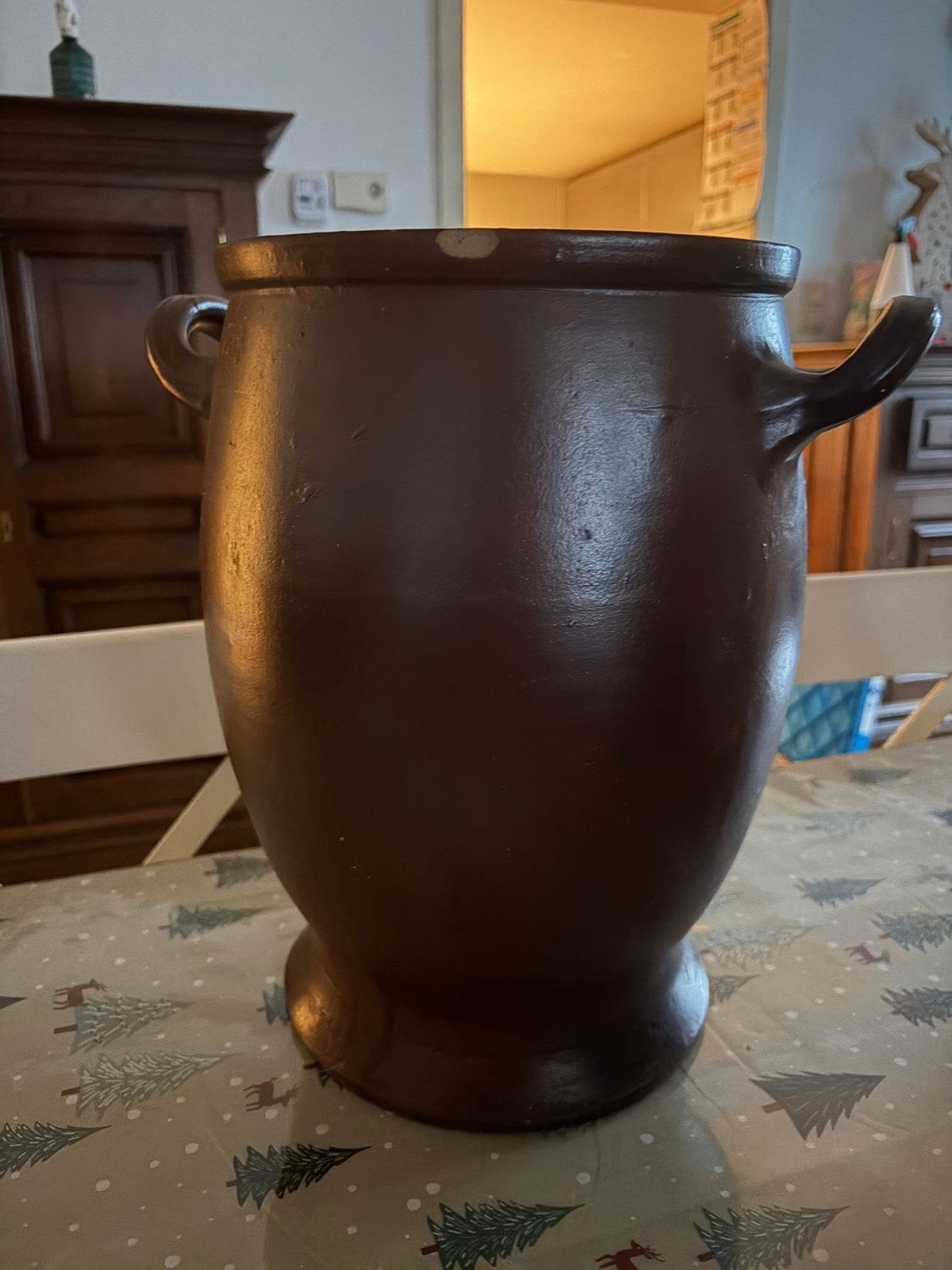 Boterpot, Ophalen