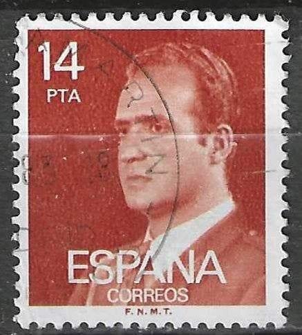 Espagne 1982 - Yvert 2278 - Roi Juan Carlos I - 14 p. (ST), Envoi, Affranchi