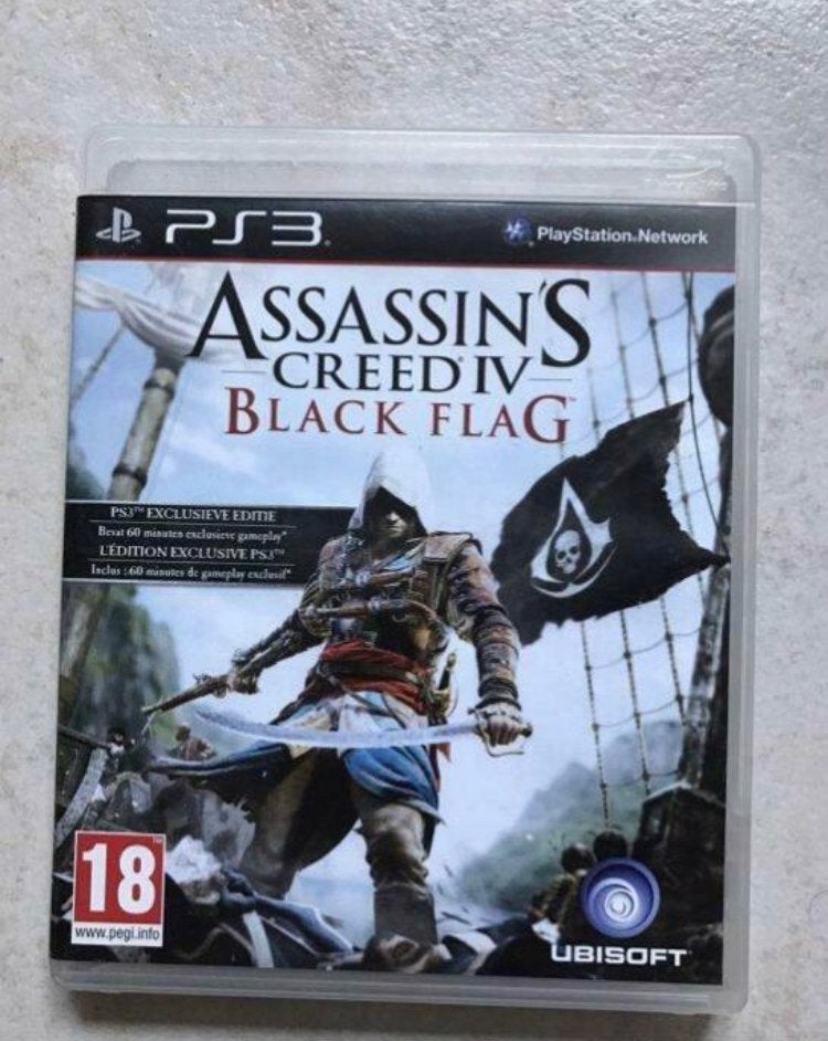 PS3 Assassin’s Creed IV: Black Flag, Enlèvement ou Envoi, Comme neuf, Aventure et Action, À partir de 18 ans