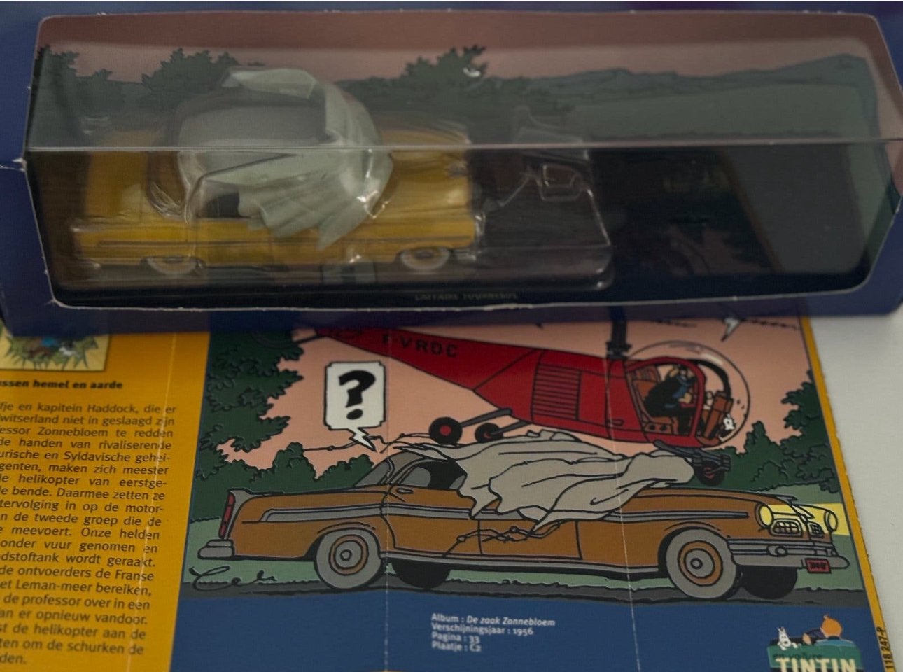 Kuifje auto 1:43 de chrysler. Uit zaak zonnebloem, Ophalen of Verzenden, Kuifje, Zo goed als nieuw