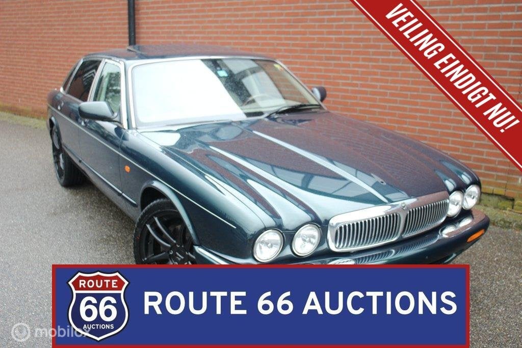 Jaguar XJ8 4.0 | 2000 | Route 66 Auctions, Auto's, Zwart, Bedrijf, Handgeschakeld, Overige carrosserie