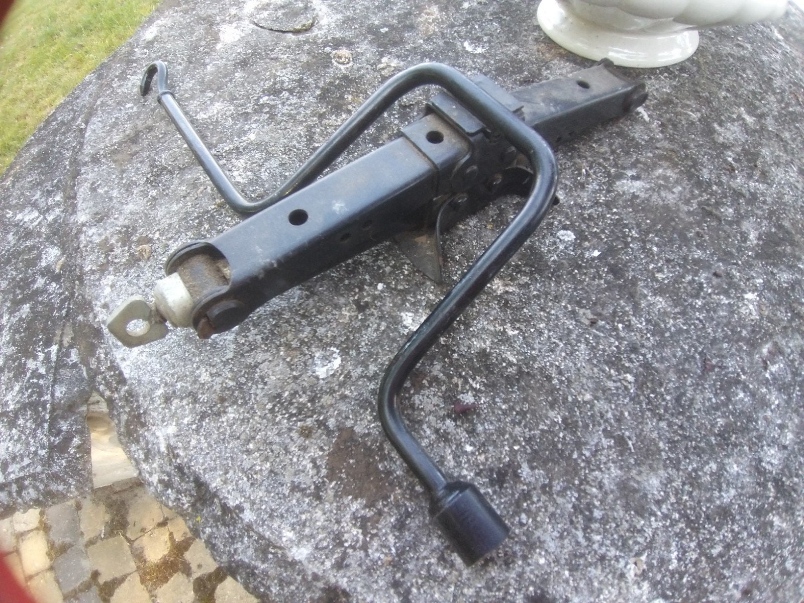 auto krik met sleutel voor Peugeot (405), Ophalen, Gebruikt, Manueel, Schaarkrik