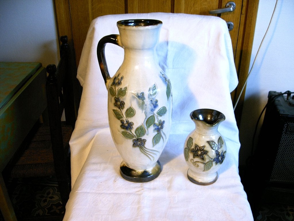 Twee schenkkannen/ vazen Grégoire., Antiek en Kunst, Curiosa en Brocante, Ophalen of Verzenden