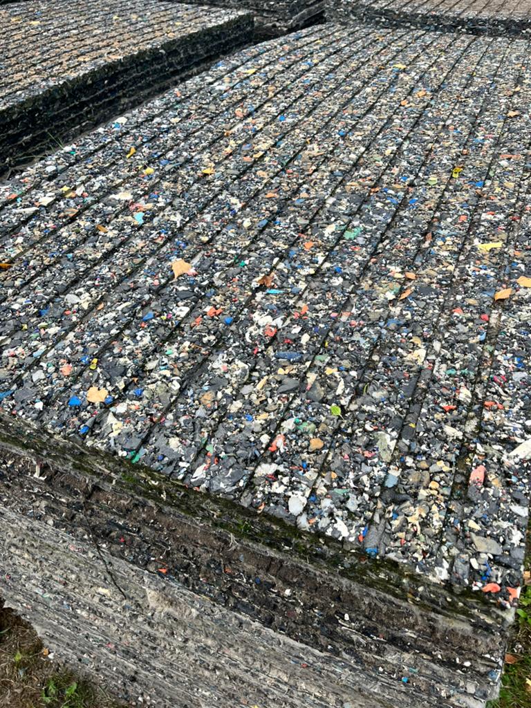 Drainagematten, Ophalen, Gebruikt