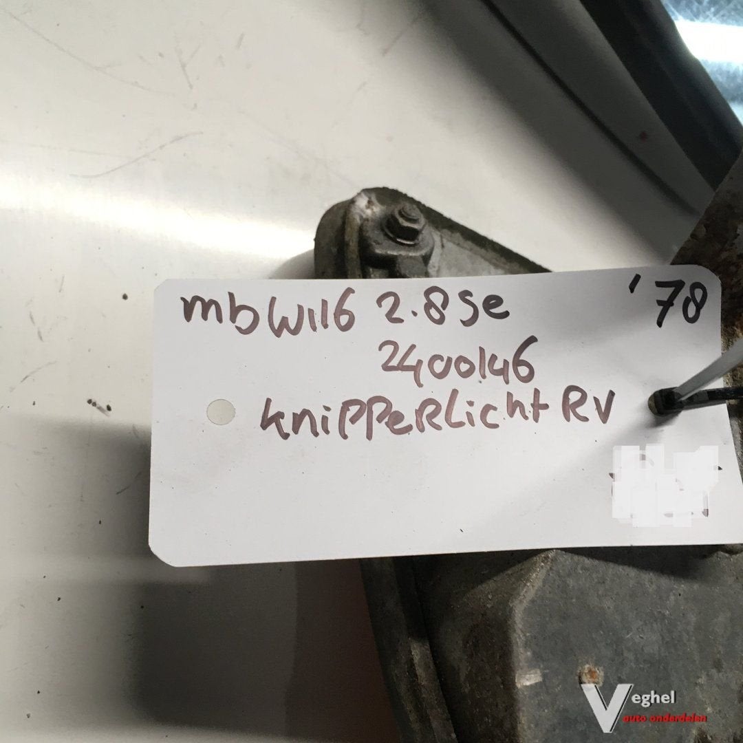 Mercedes W116 1979 wagennr 2400146  Knipperlicht Rechtsvoor, -, Utilisé, -, -