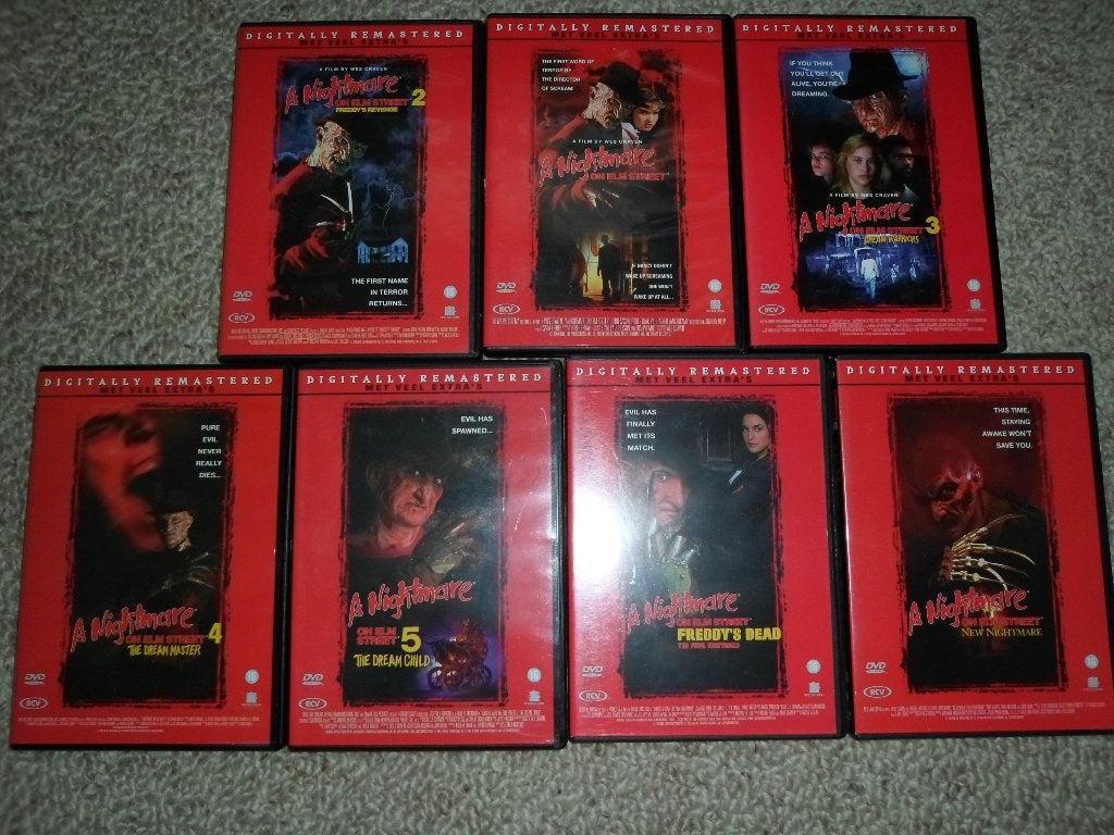 DVD'S A nightmare on Elmstreet, Cd's en Dvd's, Ophalen, Zo goed als nieuw, Slasher
