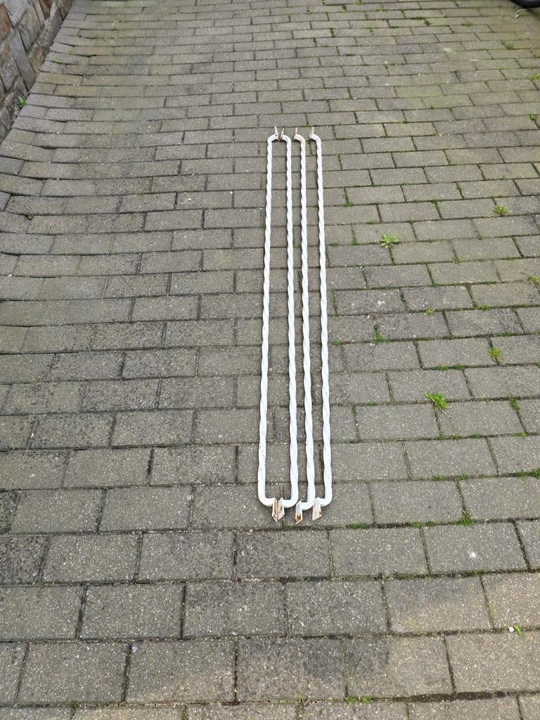 Trapleuningen 4stuks ijzer zelfde maat 165cm lang, Doe-het-zelf en Bouw, Ophalen