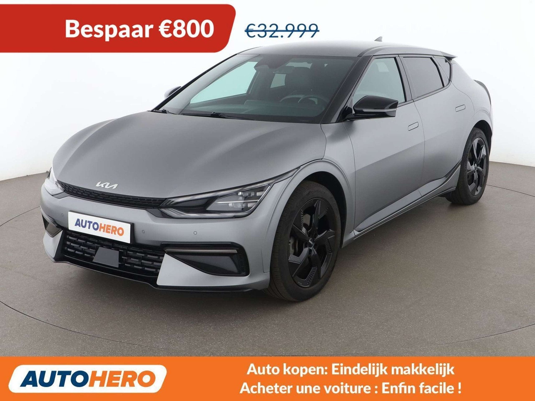 Kia Ev6 electric drive 239 kW GT Line 4WD (automatique), Autos, Argent ou Gris, Achat, Alcantara, Noir