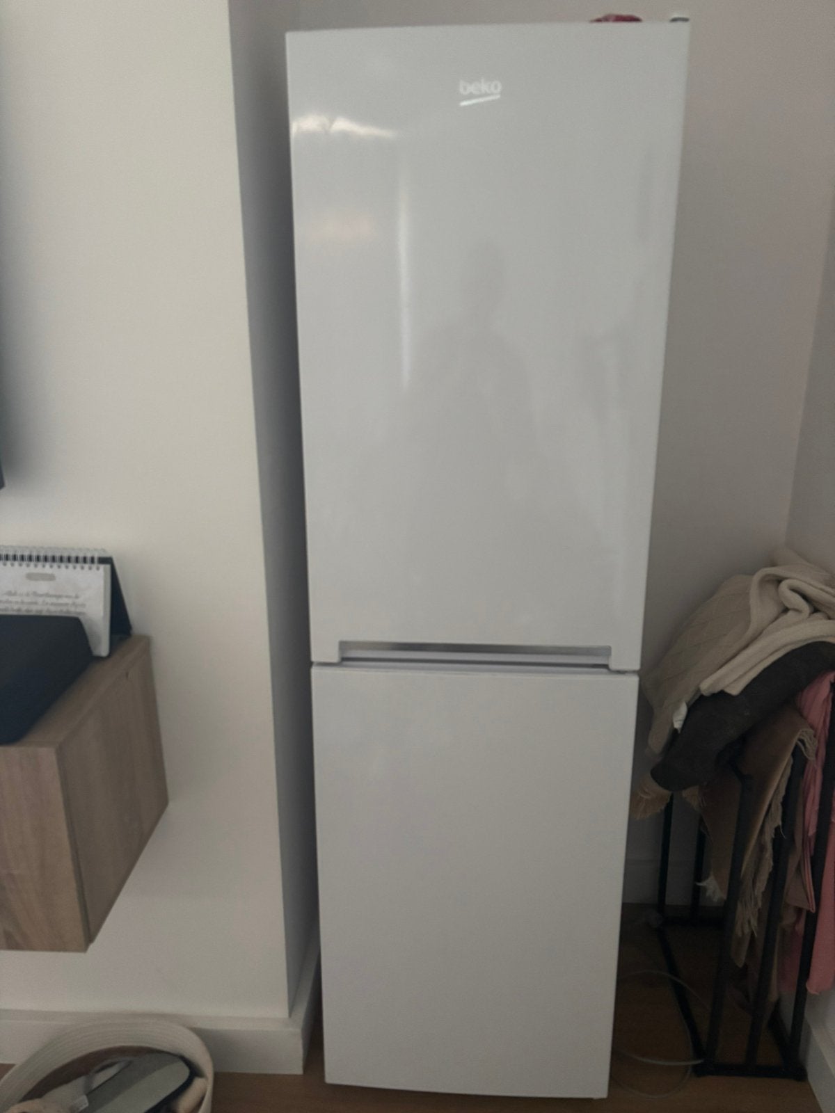 Beko koelkast vriezer combinatie bekijk fotos goed, Ophalen, Zo goed als nieuw